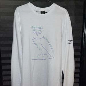 Drake OVO Large Owl Purple/Green L/S Size XL